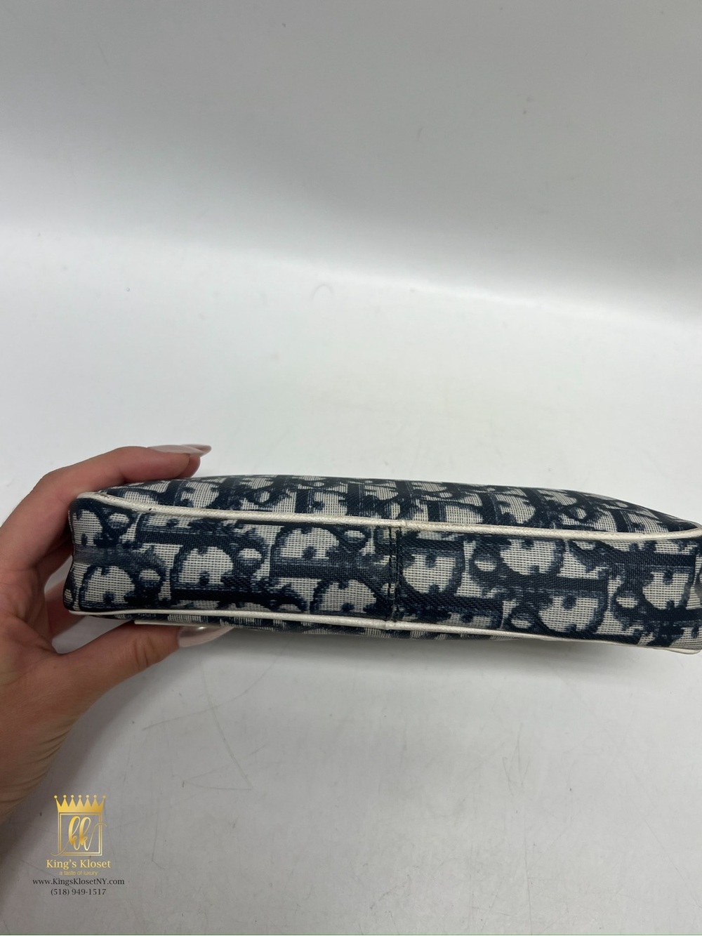 Dior monogram Trotter #1 pouch/wristlet - Picture 6 of 14